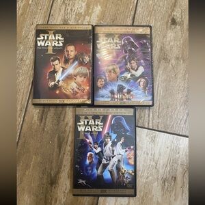 LIMITED EDITION Star Wars 3 Movie Set
